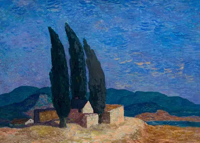 Итальянский пейзаж by Феличьян Щенсный Ковардский, 1930 — digital art print download