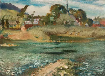 Пейзаж из Кросценко by Фридерик Паутш, 1933 — digital art print download