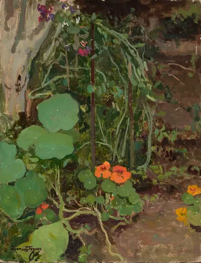 Nasturtiums III by Iwan Trusz, 1928 — digital art print download