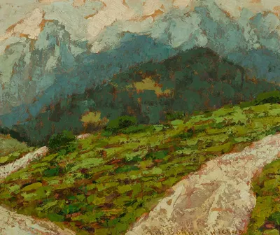 Туманный утренний by Ян Бохушевич, 1929 — digital art print download