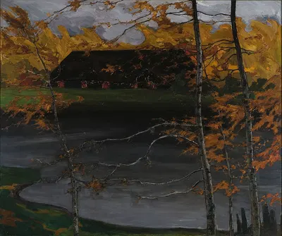 Gust of autumn by Kazimierz Stabrowski — digital art print download