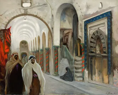 Souq in Kairouan by Kazimierz Stabrowski, 1926 - 1927 — digital art print download
