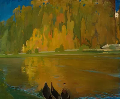 Деревня Веркияй рядом с Вильнюсом by Конрад Кшижановский, 1907 — digital art print download