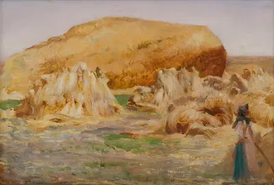 Уборка урожая by Станислав Батowski-Качор, 1912 — digital art print download