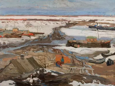 Landscape by Vasily Nikolayevich Baksheyev, 1904 — digital art print download