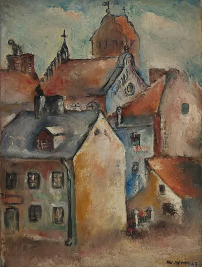 Церковь Девы Марии by Вацлав Вансович, 1925 - 1927 — digital art print download
