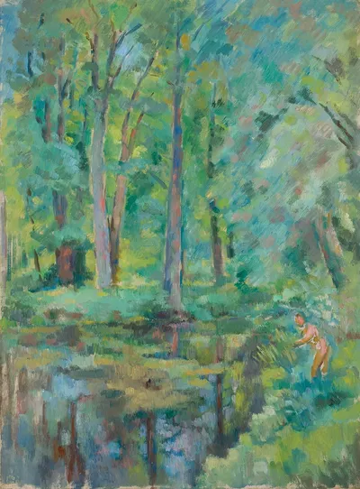 Купающаяся by Вацлав Вансович, 1938 — digital art print download