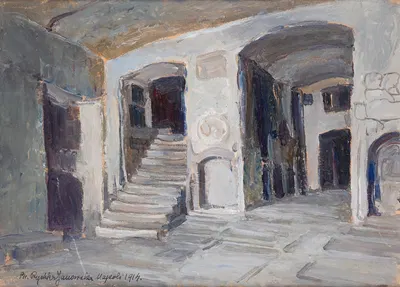 Катакомбы в Неаполе by Бронислава Яновская-Рихтер, 1914 — digital art print download
