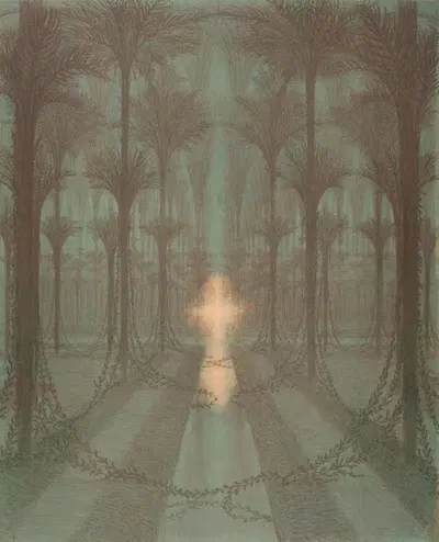 Сад Креста – Божественная Пальмера by Шарль Мари Дюлак, 1894 — digital art print download