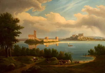 Тракай by Христиан Бреслауэр, 1846 — digital art print download