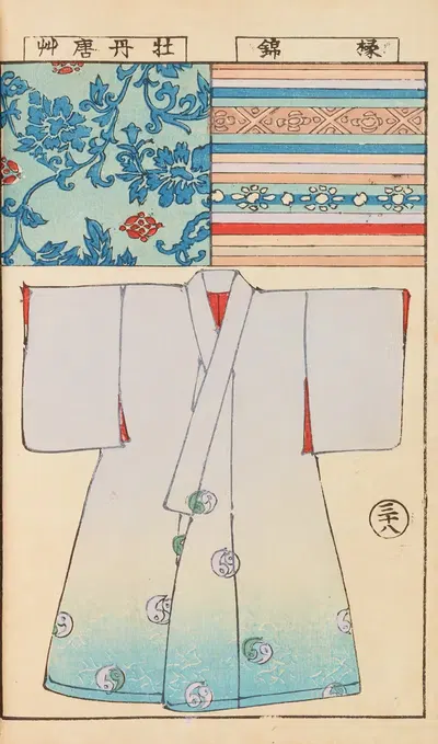 Мойō бицутсу бенран Pl.40 by Хиронобу Асай, 1893 — digital art print download
