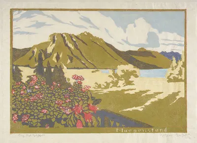 Утренний час by Густав Бехлер, 1907 — digital art print download