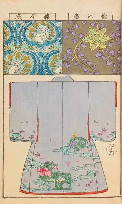 Модели художественного искусства Pl.51 by Хиронобу Асай, 1893 — digital art print download