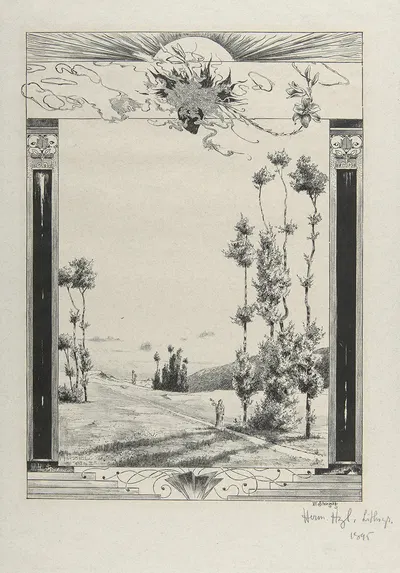 Idyll by Hermann Hirzel, 1895 — digital art print download