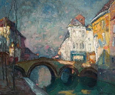 Мост в Малинах by Мечислав Раковский, 1930 — digital art print download