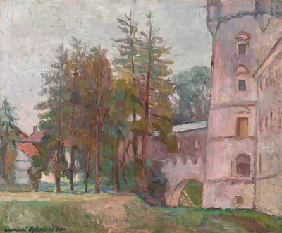 Замок в Красичине by Леонард Пекальский, 1936 — digital art print download