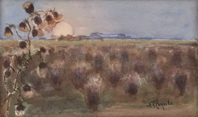 Пейзаж с лугами by Михал Виктор Чепита — digital art print download