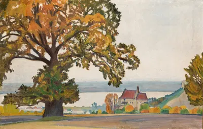 Дуб в Казимежа над Вислой by Станислав Чайковский, 1924 — digital art print download