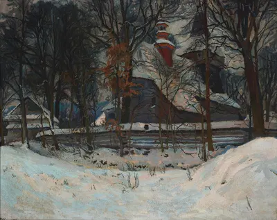 Церковь в Воле Радзижовской by Станислав Камоцкий, 1907 — digital art print download