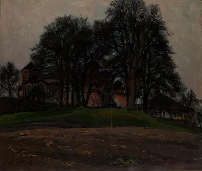Поздняя осень by Станислав Камоцкий, 1899 — digital art print download