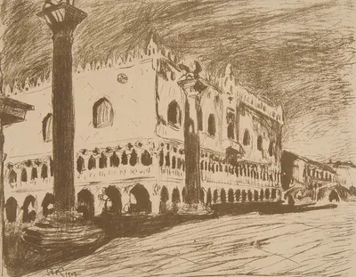 Венеция – Ка' д`Оро by Станислав Камоцкий, 1907 — digital art print download
