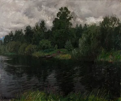 Ручей в Полесье by Станислав Жуковский, 1928 — digital art print download