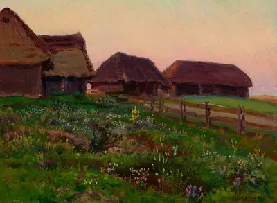 Пейзаж by Теодор Зиомек, 1910 — digital art print download