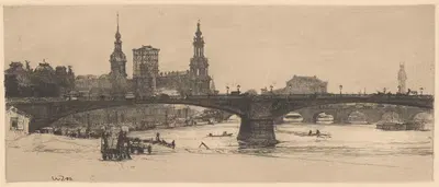 Мост Карала by Уолтер Цайзинг, 1905 — digital art print download