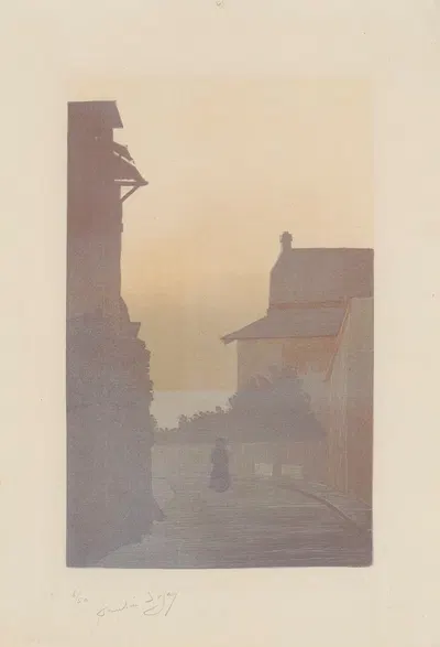 Crépuscule à Villers by Amédée Joyau, 1896 — digital art print download