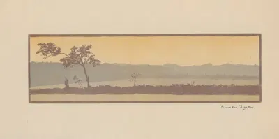 Crépuscule dans les Karpathes by Amédée Joyau, 1898 — digital art print download