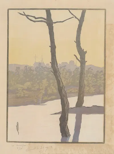 Le Sémaphore du Touquet by Amédée Joyau, 1900 — digital art print download