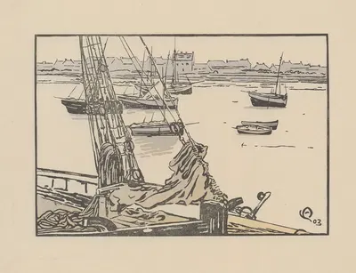 Roscoff, Matinée claire by Amédée Joyau, 1903 — digital art print download