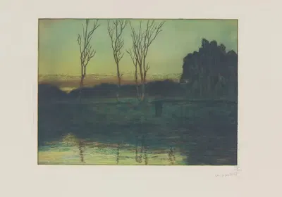 Берега Сюппы by Шарль-Луи Удар, 1901 — digital art print download