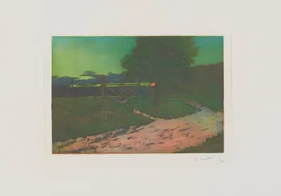 Дорога через лес в Фонтене by Шарль-Луи Удар, 1901 — digital art print download