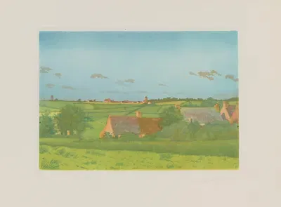 Высоты Крозона, Финистер by Шарль-Луи Удар, 1898 — digital art print download