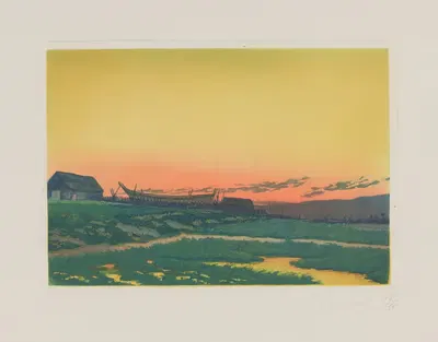 На Бресле у Трепорта by Шарль-Луи Удар, 1898 — digital art print download