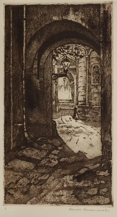 Армянский собор by Ванда Коржениовска, 1917 — digital art print download