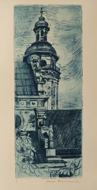 Бернардинская церковь by Ванда Коржениовска, 1917 — digital art print download