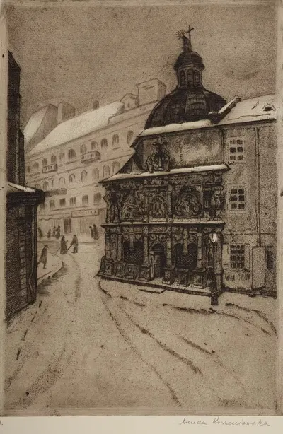 Часовня Бойм by Ванда Коржениовска, 1917 — digital art print download