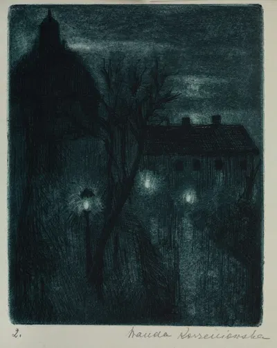 Доминиканская церковь by Ванда Коржениовска, 1917 — digital art print download