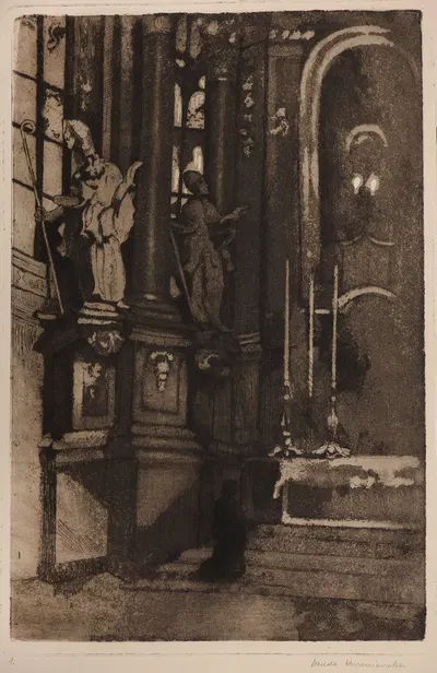 Латинский собор. by Ванда Коржениовска, 1917 — digital art print download