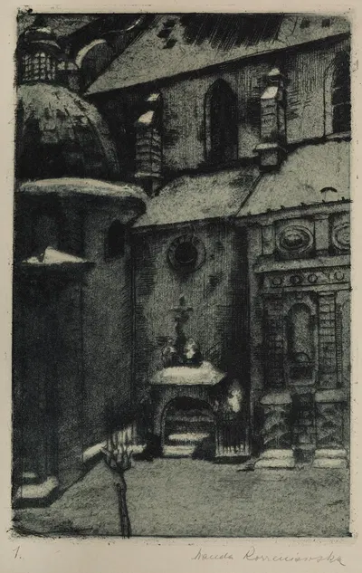 Латинский собор by Ванда Коржениовска, 1917 — digital art print download