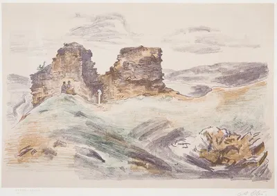Рытро – замок by Анджей Зигмунт Олещ, 1923 — digital art print download