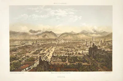 Orizava [Orizaba] by C. Castro, 1869 — digital art print download