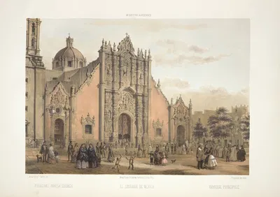 Principal parish church. by C. Castro, 1869 — digital art print download
