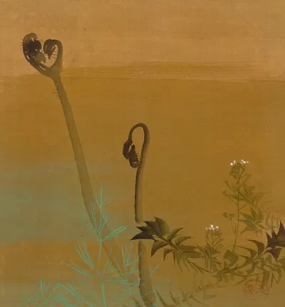 New Ferns by Сибата Зэшин, 1847 — digital art print download