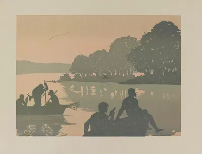 Лютеция by Анри-Эжен Калло, 1900 — digital art print download