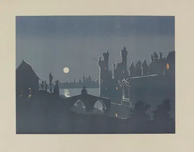 Башня Несс by Анри-Эжен Калло, 1900 — digital art print download