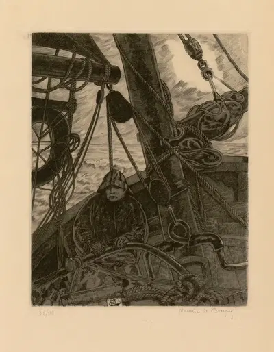 Six marines de Maurice de Becque Pl.6 by Maurice Jaubert de Becque — digital art print download