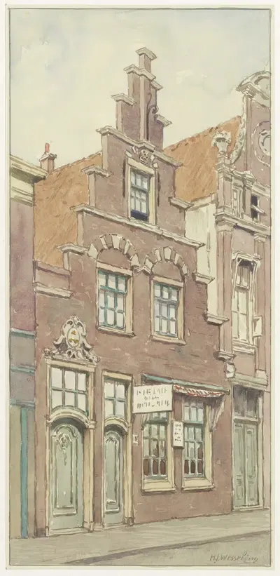 Кляйне Хаутстраат 116 by Хендрик Ян Весселинг, 1930 — digital art print download